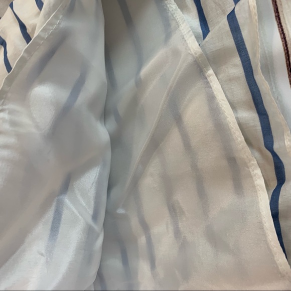 Zara Striped button waist pleated midi skirt - Picture 4 of 7